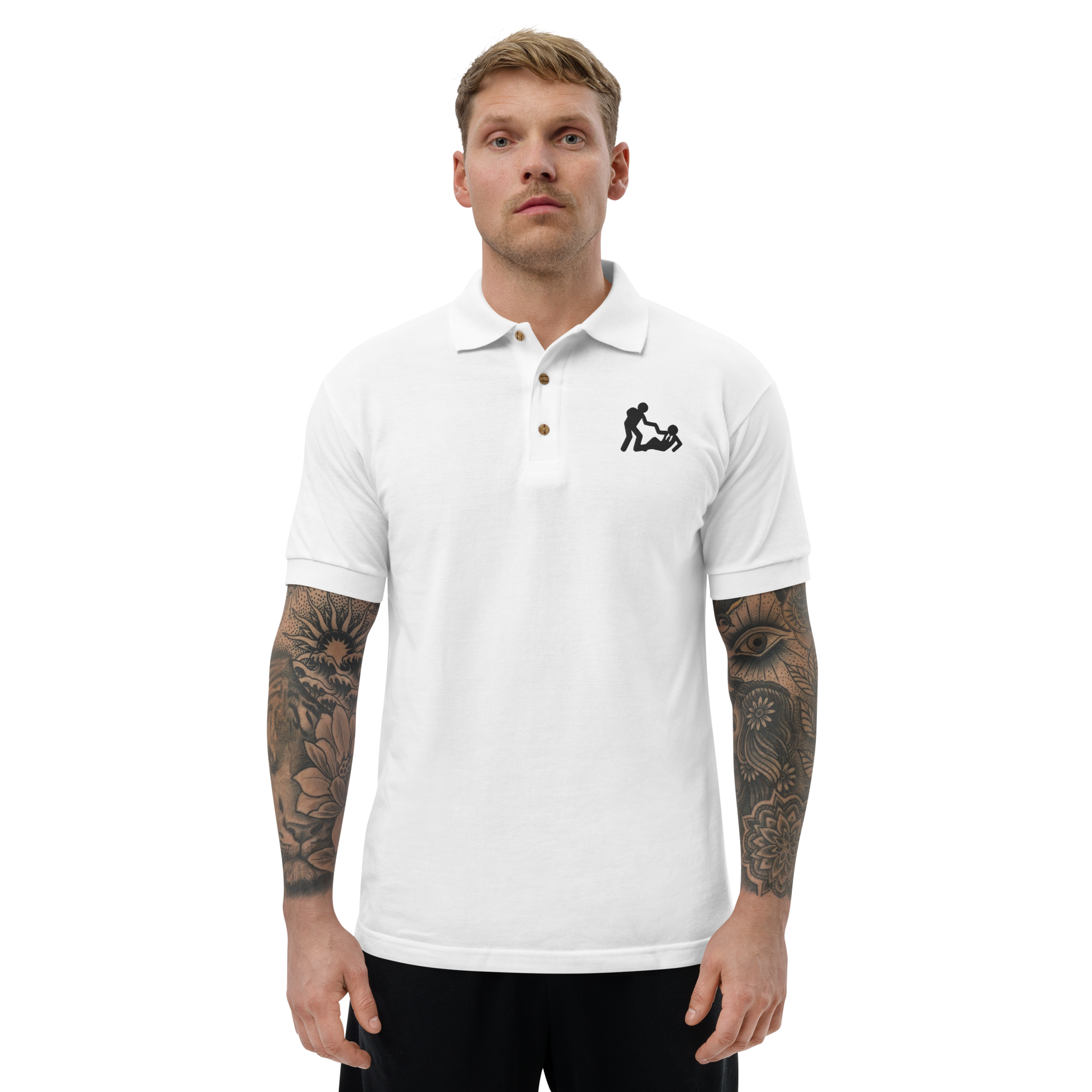 Embroidered Polo Shirt